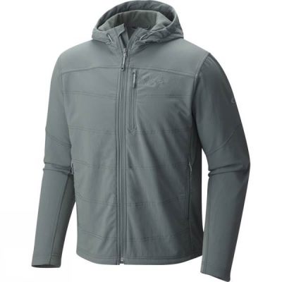 Chaquetas Mountain Hardwear Ruffner Hybrid Hooded Hombre Verde - Chile XHM782549